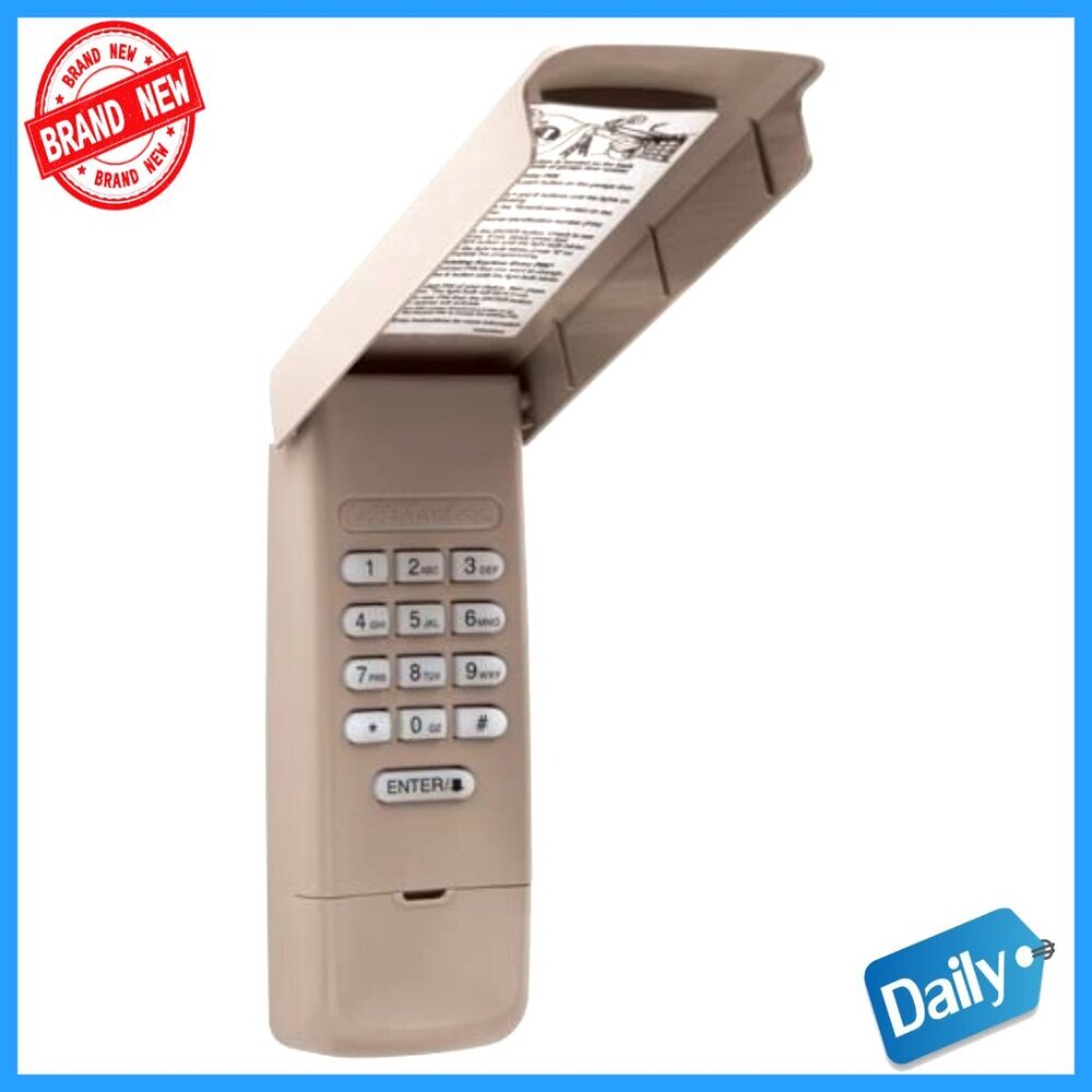 Garage Door Keyless Entry Keypad with Backlit Security+ 2.0